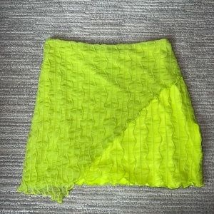Tiger Mist Neon Mini Skirt